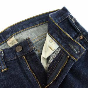 RRL ラルフローレン デニムパンツ ジーンズ ジップフライ スキニー W28 紺 ネイビー WMRRDNMS4P00051