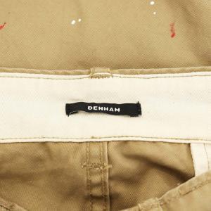 DENHAM MIJ CRAFT CHINO PANTS チノパン チノパンツ ペイント加工 リペア加工 S ベージュ