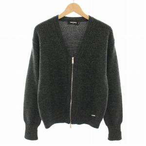 16AW ニットカーディガン ジップアップブルゾン 長袖 S グレー S74HA0693 /YT