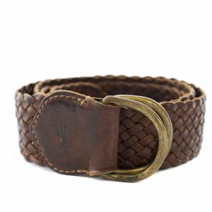 【良品】RRL ラルフローレン　レザー ベルト　イタリア製　ヴィンテージ加工　茶 RRL（ベルト）のフリマアイテム一覧