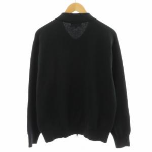 MARGARET HOWELL 24SS DRY COTTON LOOPBACK カーディガン コットン M 黒 ブラック 579-4160005
