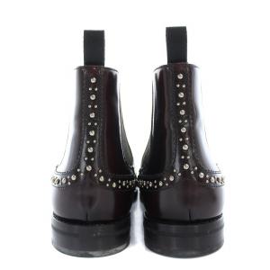 Church's KETSBY MET ポリッシュドバインダーチェルシーブーツ スタッズ ショート サイドゴア ローヒール