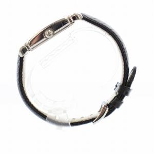GIORGIO ARMANI 腕時計 ウォッチ クオーツ アナログ 3針 スクエアフェイス レザー 白文字盤 黒 ブラック AR-0231