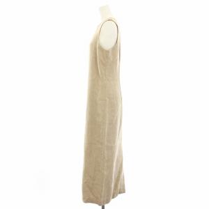Ron Herman ワンピース ロング ノースリーブ 麻 リネン タグ付き S ベージュ 611030148-1071 /YT