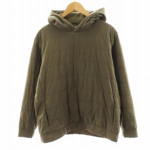 フレキシブルインサレーションフーディ パーカー プルオーバー 中綿 L ベージュ SW-21AU004