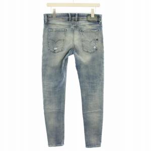 DIESEL スリーンカー SLEENKER デニムパンツ ジーンズ ボタンフライ ダメージ加工 W30 L32 インディゴ
