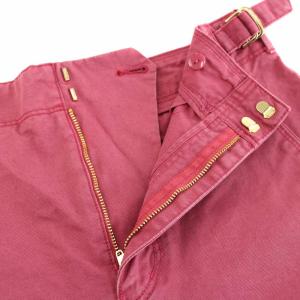 Drawer コットンツイルウエストベルトスカート ロング フレア タグ付き 38 ワイン 6524-299-1622