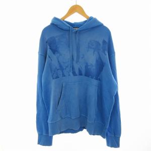 パーカー フード 長袖 L 青 ブルー S-MACS-HOOD-G5 /EE