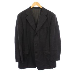 TRAVELLER テーラードジャケット ブレザー アウター シングル 総裏地 ウール チェック柄 52