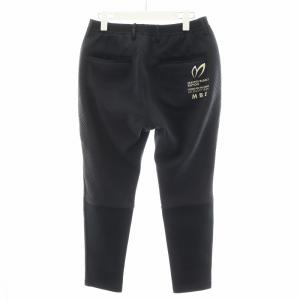 MASTER BUNNY 風通ジャガードストレッチパンツ ロゴ ゴルフウェア 3 紺 ネイビー 758-2231105 /AN5