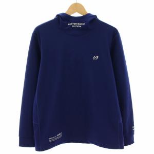 ゴルフウェア プルオーバーパーカー 長袖 4 青 ブルー シルバー 758-3266001 /YT