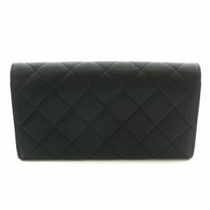 CHANEL マトラッセ キャビアスキン 長財布 ココマーク