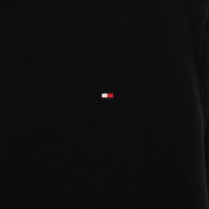 TOMMY HILFIGER ゴルフ GOLF ニット セーター クルーネック 長袖 ロゴ L 黒 ブラック THMA291 /YT
