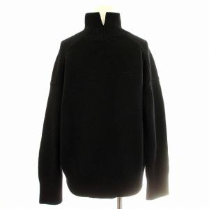 23区 ハイネック ニット KW0501 カシミヤ混 セーター 長袖 40 黒 ブラック /G