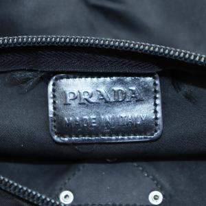 PRADA トライアングルロゴ ポーチ ナイロン 黒 ブラック /AN6 OH