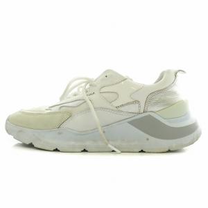 FUGA ローカットスニーカー シューズ 厚底 レザー メッシュ スエード 切替 ロゴ US8.5 26cm