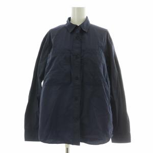 LS Clad Shirt ロングスリーブクラッドシャツ ブラウス 長袖 レギュラーカラー ナイロン ロゴ