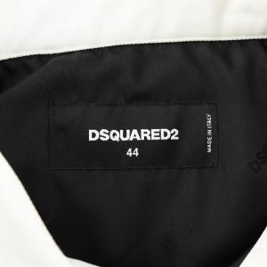 DSQUARED2 20AW ラガーシャツジャケット 中綿 44 ネイビー グリーン S74DM0406