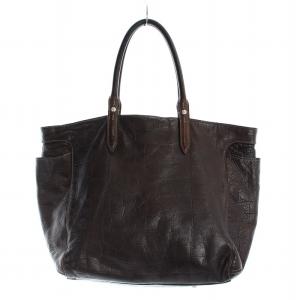 aniary トートバッグ ハンドバッグ レザー 茶 ブラウン /BB