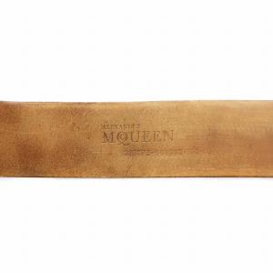 Alexander McQueen ベルト スカル レザー ブラック