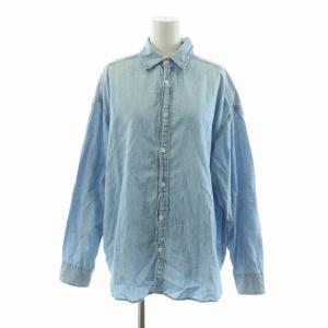 ダンガリーシャツ2 ブラウス 長袖 F ライトブルー 22050220306010 /NQ