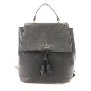 medium backpack hayes リュックサック デイバッグ ロゴ タッセル 黒 WKRU5720
