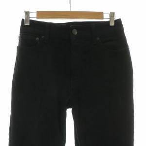 PLST 24SS スティックジーンズ デニムパンツ ジーパン スリム テーパード M ブラック 12-4106023