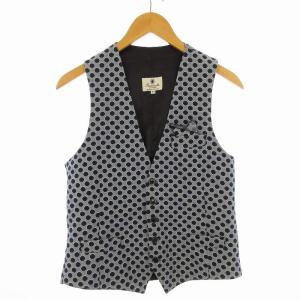 ベスト ドット 44 水色 ライトブルー /EE