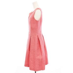 René TISSUE ノースリーブ ワンピース ひざ丈 38 ピンク 6526060 /YM