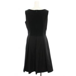 René BASIC ノースリーブ ワンピース ロング 38 黒 5616300 /YM