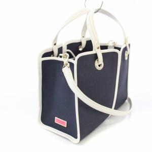 kate spade new york ハンドバッグ ショルダーバッグ 2way ポーチ付き ネイビー PXRUA384 /TK