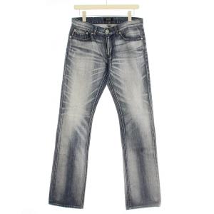 デニムパンツ D1R50-301-22 ダメージ加工 ジーンズ 76cm 青 ブルー /G