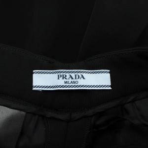 PRADA ハーフパンツ プリーツ 36 ブラック
