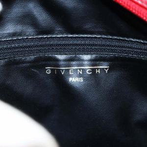 GIVENCHY ヴィンテージ ショルダーバッグ スタッズ レザー 赤 レッド /AN4