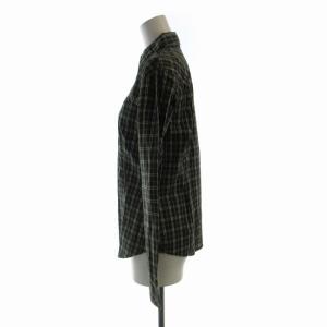 burberrys シャツ ブラウス チェック 38 グリーン イエロー  FEF38-502