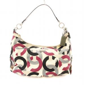 オプアート ハンドバッグ 総柄 マルチカラー 14291 /MM