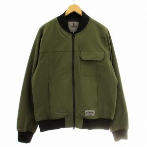 ミリタリー 中綿 ナイロンジャケット 000479-060116 ブルゾン S カーキ /G