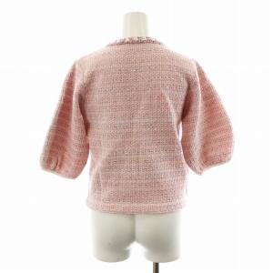 René 24SS ジャケット ツイード 34 ピンク 6412770