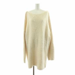 23AW シャギーニットミニワンピース 長袖 F アイボリー 23040240900040 /NQ