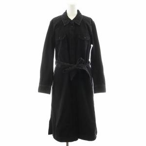 デニムシャツワンピース M ブラック CL270
