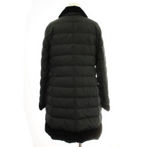 Austin Reed ダウンコート 1535-21502 ナイロン ベロア切替 ジャケット 40 黒 ブラック /G