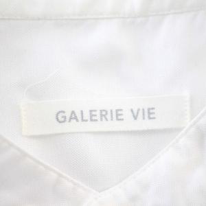 GALERIE VIE 22AW バンドカラーシャツ 23-01-24-01204 長袖 ブラウス F 白 ホワイト /G