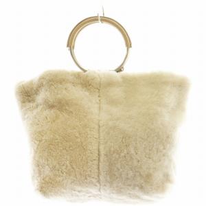 marco masi ハンドバッグ ボア ベージュ /AN32