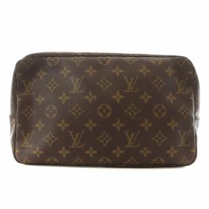 LOUIS VUITTON モノグラム トゥルーストワレット28 ポーチ ブラウン M47522