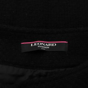 LEONARD FASHION タイトスカート ひざ丈 73-97 黒 ブラック 0372252 /AN35