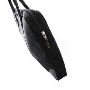 BURBERRY BLACK LABEL ブリーフケース ビジネスバッグ ナイロン 裏地チェック 黒 /YM