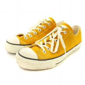 CONVERSE ALL STAR J OX マスタード スニーカー シューズ  スエード 8 黄 8SH1 /MM
