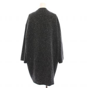 theory luxe BAYSWATER FANNY.F ウールコート ロング アウター 38 ダークグレー /YM