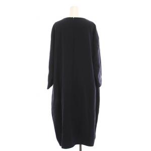 ENFOLD ワンピース ロング 長袖 38 ダークネイビー 300CS333-0810 /YM