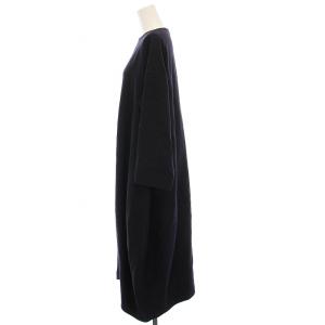 ENFOLD ワンピース ロング 長袖 38 ダークネイビー 300CS333-0810 /YM